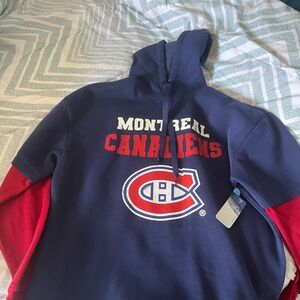 New with tags NHL Montreal Canadians Hoodie